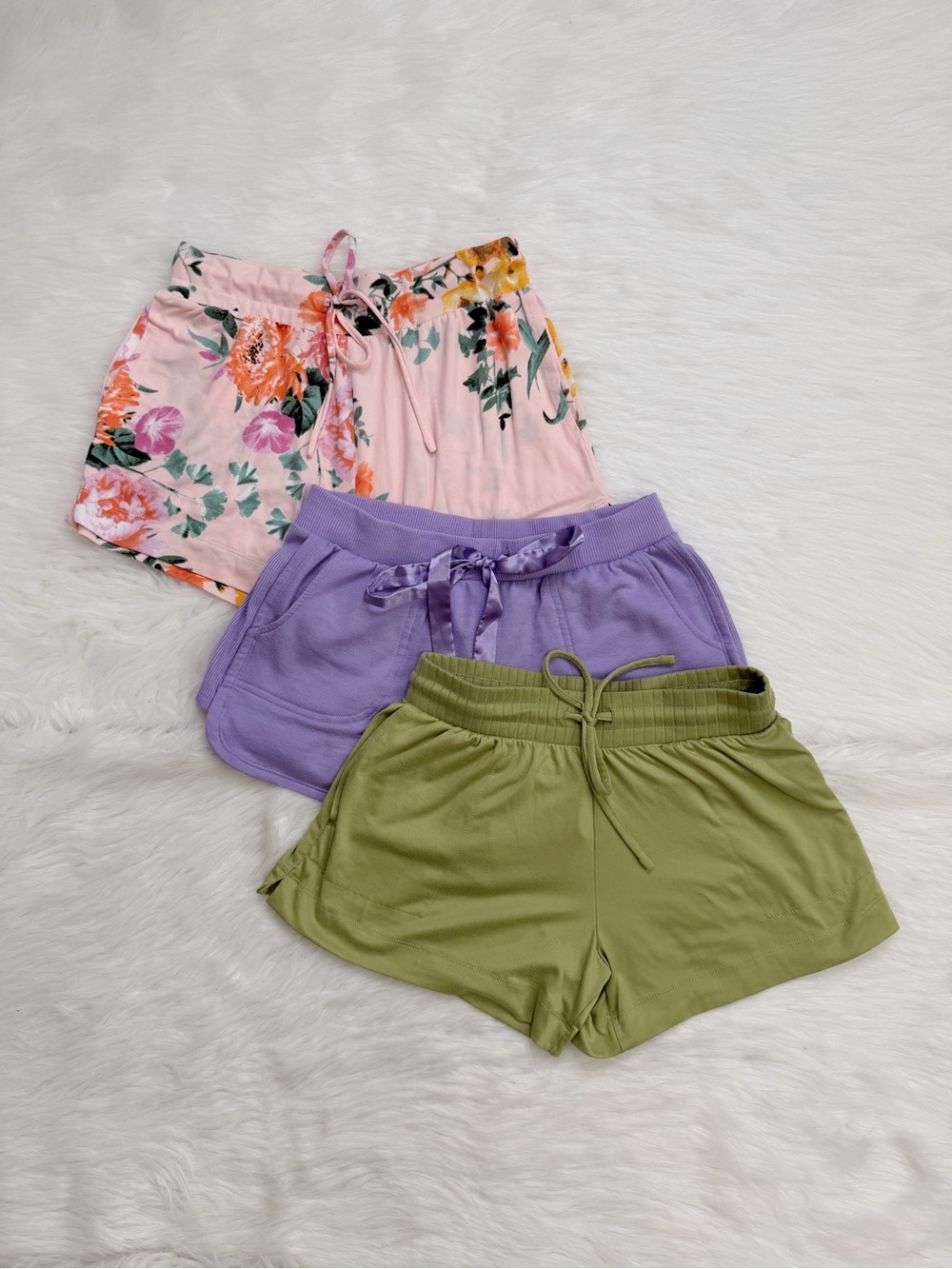 Flora by Flora Nikrooz BUNDLE (3) Soft Pajama Shorts